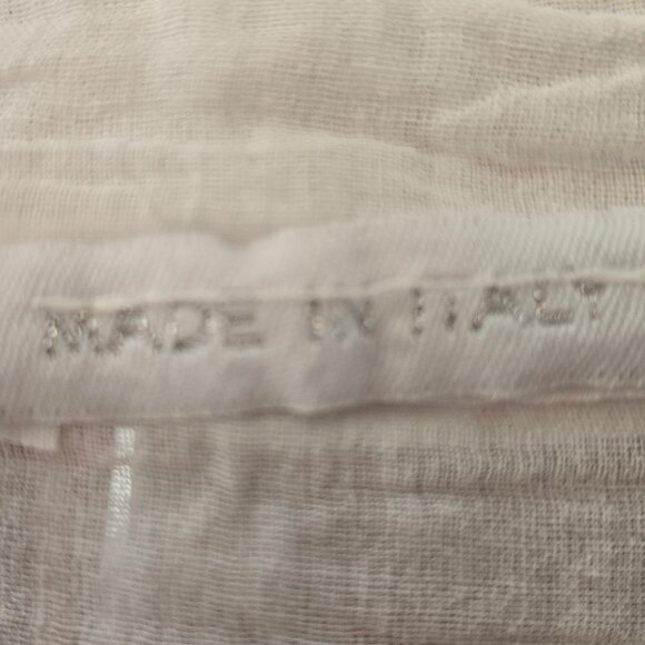 White cotton blouse blouse made in ITALY - Picture 3 of 9